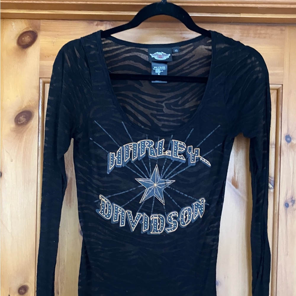Harley-Davidson Black Women's Top